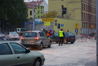 Komunikacyjny paraliż w centrum Wrocławia (Zobacz) - 3