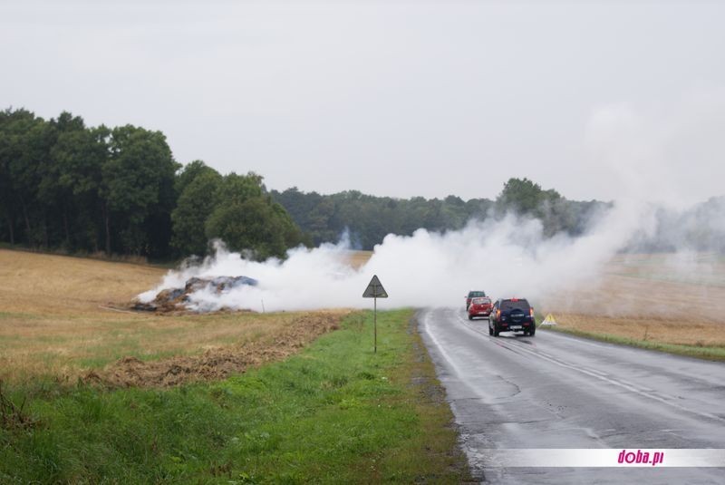 Chemikalia na A4, zadymienie na drodze wojewódzkiej - Fot. Doba.pl
