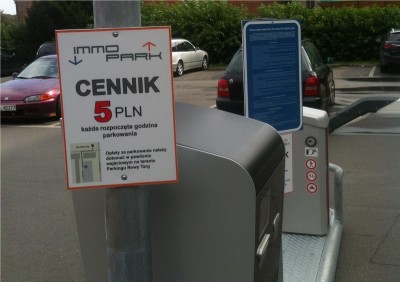 Kierowcy uwięzieni na parkingu w centrum Wrocławia
