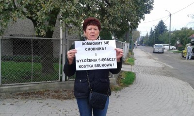 Protest mieszkańców wrocławskiego Zakrzowa (FOTO) - 0