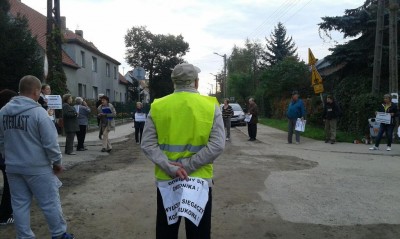 Protest mieszkańców wrocławskiego Zakrzowa (FOTO) - 3
