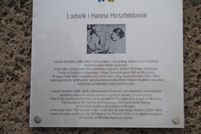 Odsłonęcie tablicy poświęconej Ludwikowi i Hannie Hirszfeldom - 3