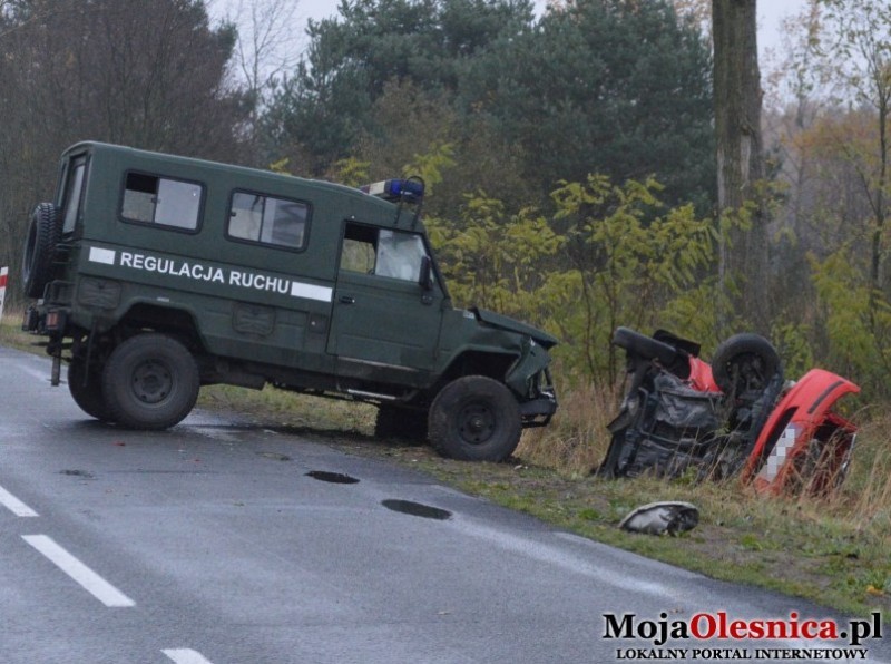 Wypadki w regionie: Nie żyją dwie osoby - fot. mojaolesnica.pl