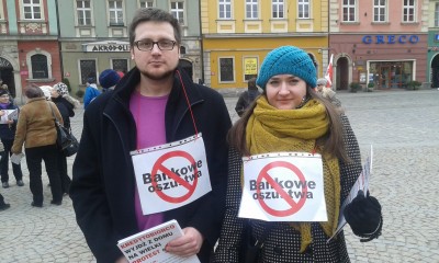 Zadłużeni we frankach znów protestowali (Foto) - 1