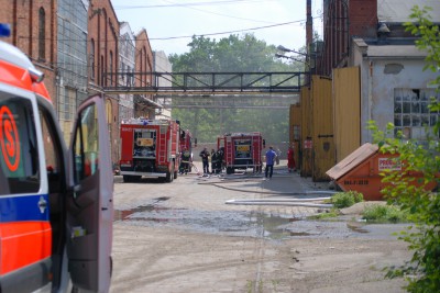 Wrocław - pożar w zajezdni tramwajowej (Zdjęcia) - 1