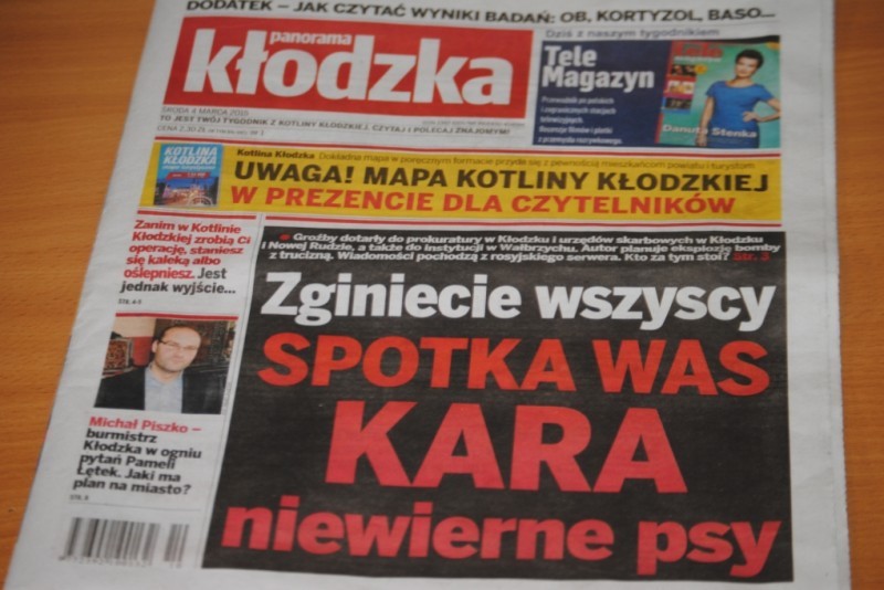 "Panorama Kłodzka" po raz pierwszy. Gazeta z nowym tygodnikiem -