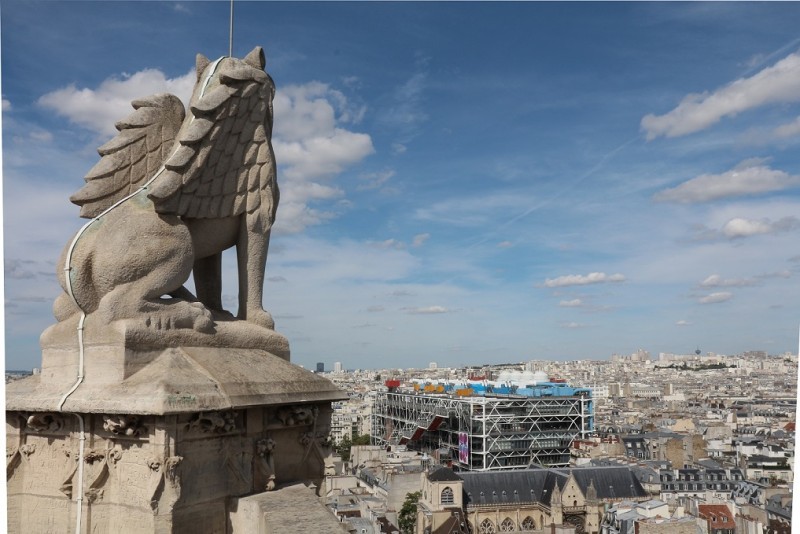 Paryż we Wrocławiu? Za wysokie progi...(POSŁUCHAJ) - Widok na Centrum Pompidou (fot. Jean-Christophe Windland/Wikipedia)