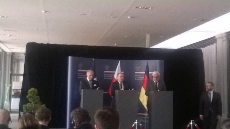 Trójkąt Weimarski: Ważny jest wspólny głos ws Ukrainy - fot. Sylwia Jurgiel