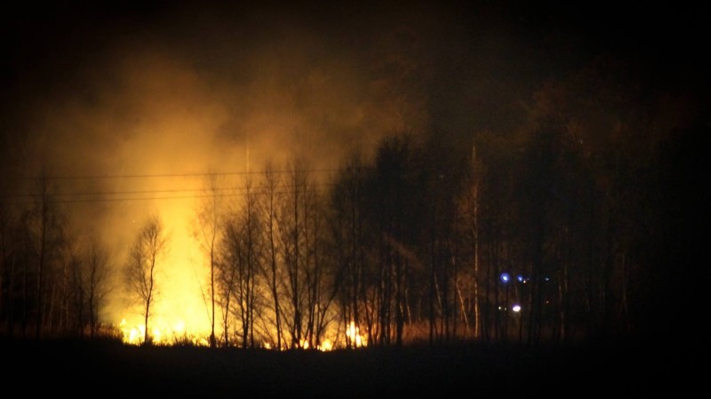 Odpalili fajerwerki przy Koronie! Oto efekt (ZDJĘCIE) - fot. Marcin Es