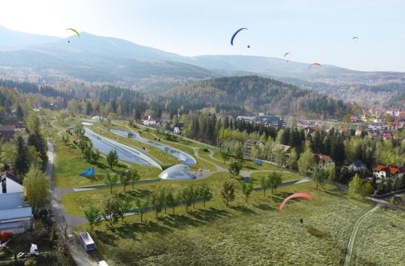 Karpacz nie chce podziemnego centrum rozrywki - Wizualizacje: Cortina di kKarpacz