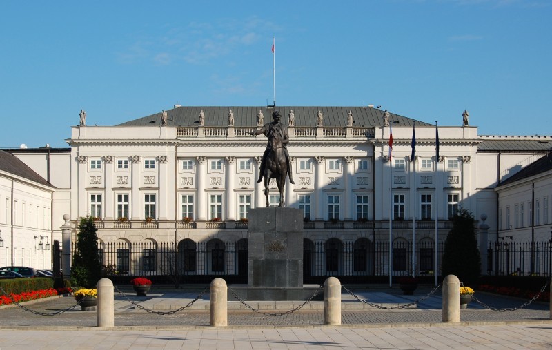 Na kogo oddacie głos? (SONDA) - Pałac prezydencki w Warszawie (fot. Marcin Białek/Wikipedia)