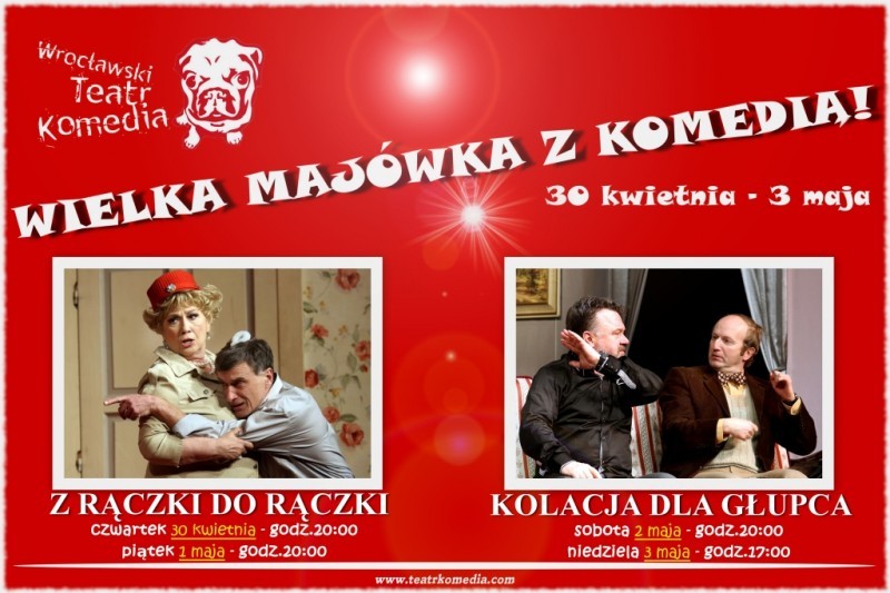 Majówka z komedią - teatrkomedia.com