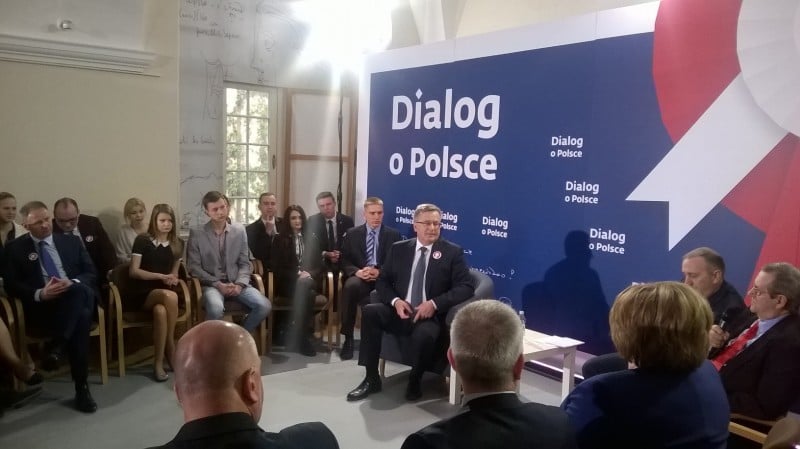 Komorowski prosił o głosy we Wrocławiu - Fot. Sylwia Jurgiel