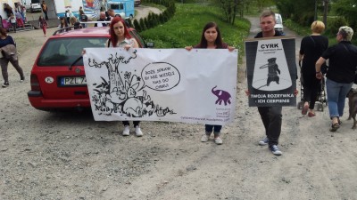 Manifestują, bo nie chcą cyrku w swoim mieście (SONDA) - 1