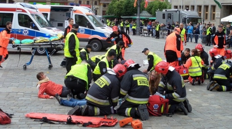 Terroryści w centrum Wrocławia. Spokojnie, to tylko ćwiczenia –