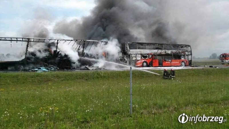 Tragiczne wypadki na A4: Dwie osoby nie żyją (ZDJĘCIA, FILMY) - fot. infobrzeg.pl