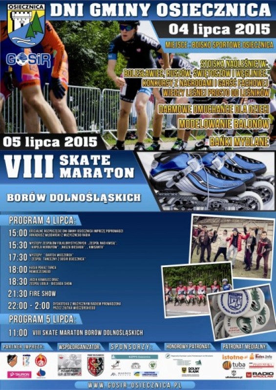 VIII Skate Maraton Borów Dolnośląskich - 