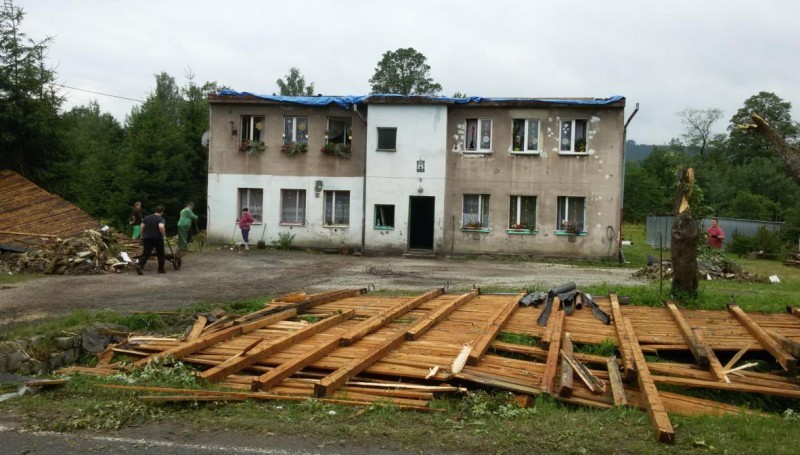 Szacowanie strat po nawałnicy w gminie Międzylesie (ZDJĘCIA) - fot. Michał Wyszowski