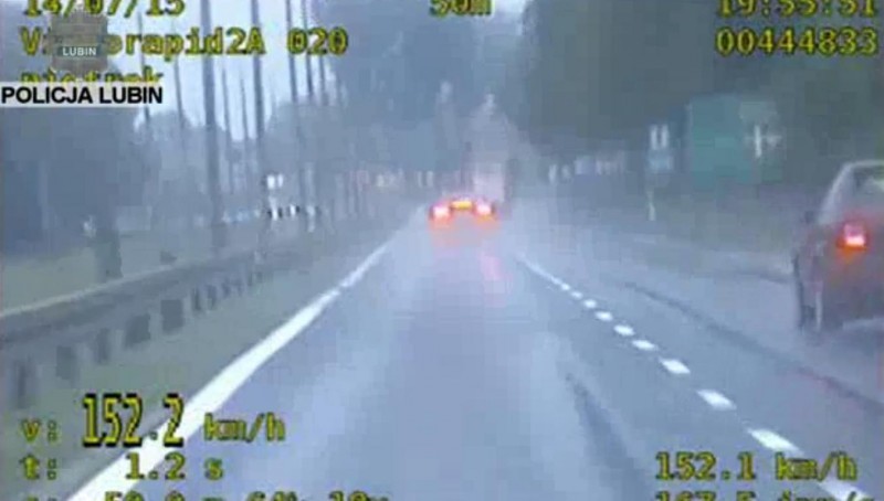 150 km/h w centrum Lubina. Spieszyła się do domu - dolnoslaska.policja.gov.pl