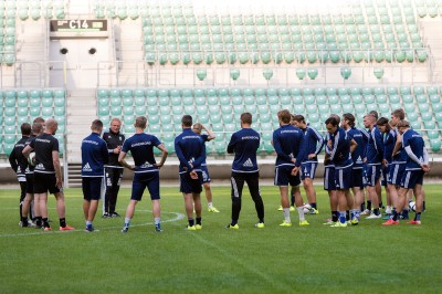 Piłkarze Śląska i IFK trenowali przed meczem eliminacji LE - 7