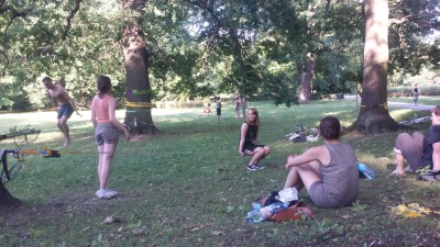 Chodzą po taśmie i chcą tym zarazić wrocławian (FOTO) - 6