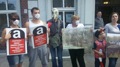 Wałbrzych: Protest przeciw składowisku odpadów (Zdjęcia) - 1
