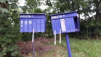 Skrzynki pocztowe zniknęły, mieszkańcy nic nie wiedzieli