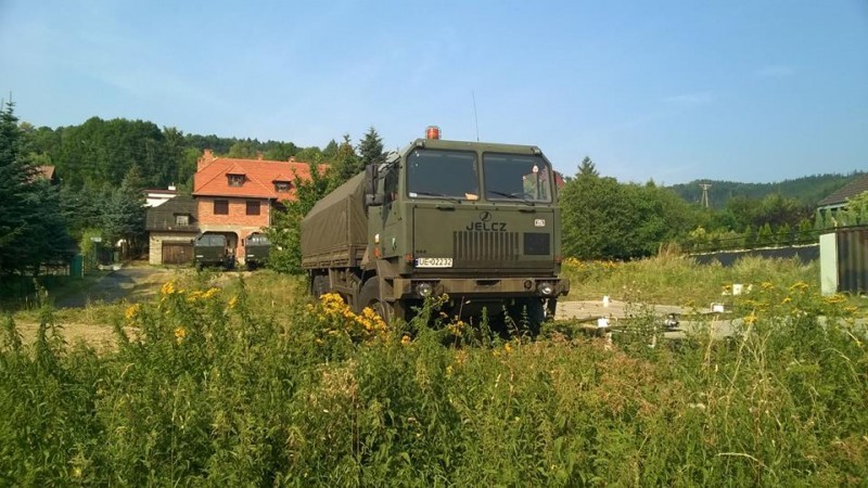 Stoszowice: Wojsko ruszyło na ratunek - fot. Facebook