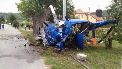 Wypadek cywilnego śmigłowca pod Świdnicą - 1