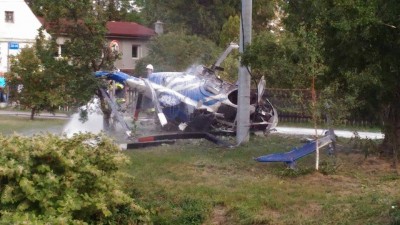 Wypadek cywilnego śmigłowca pod Świdnicą - 4