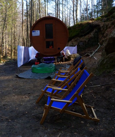 Mieszkańcy Przesieki postawili saunę dla turystów (SŁUCHAJ) - 1