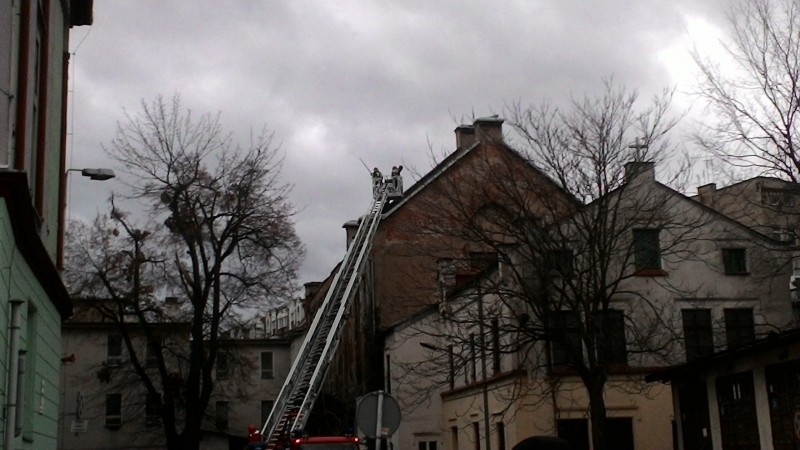Strażak spadł z dachu kościoła przy Żabiej Ścieżce - fot. Aurelia Szymon
