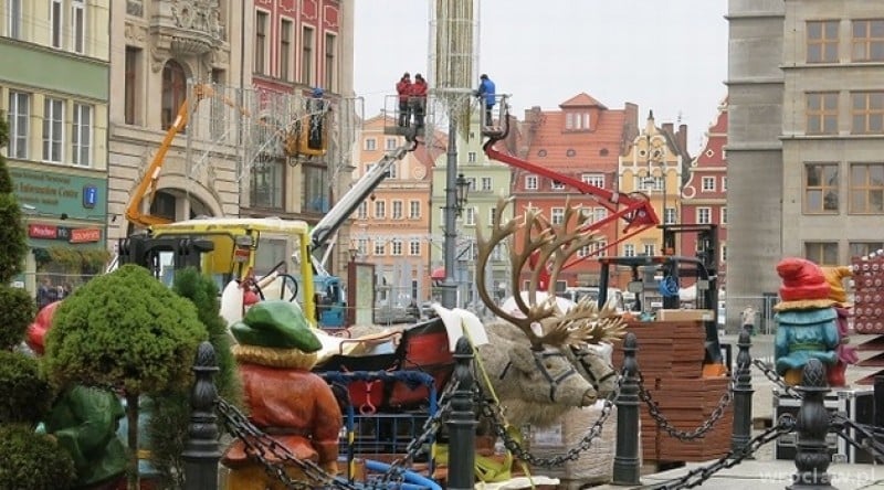 Świąteczne iluminacje już lada moment - fot. wroclaw.pl