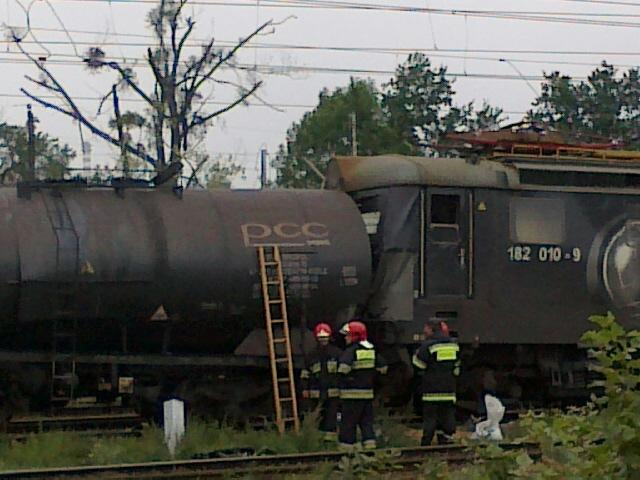 Zderzenie dwóch pociągów w Brzegu Dolnym - 1