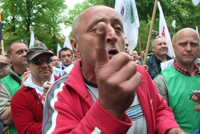 KGHM: górnicy wywalczyli po 5 tys. zł premii! (Posłuchaj i Zobacz) - Fot. Wojciech Obremski - lca.pl/Gazeta Legnicka 