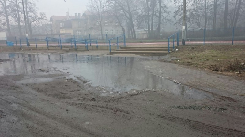 Błotniste dojście do dworca (REAKCJA24)   - 