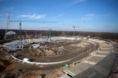 Przebudowa Stadionu Olimpijskiego na półmetku (ZOBACZ)