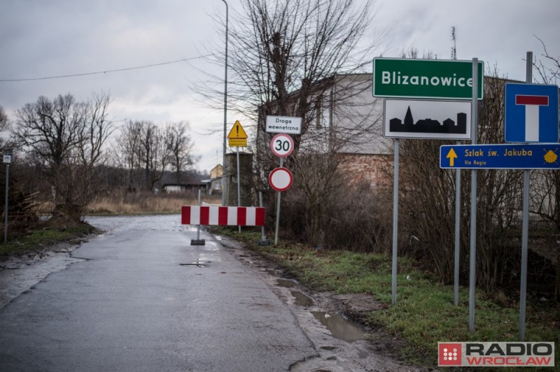 UTRUDNIENIA: Droga Blizanowice-Trestno - fot. Andrzej Owczarek