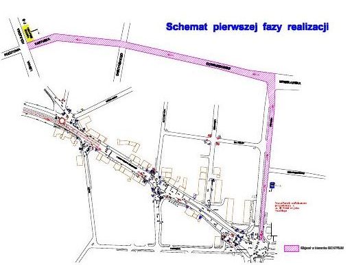 Legnica: Rusza remont, który może sparaliżować ruch w mieście – Źródło: Urząd Miasta w Legnicy (remont faza I, zobacz mapki pod tekstem)