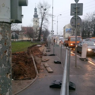 Wrocław: Budowa ścieżki rowerowej przy Traugutta (ZDJĘCIA) - 0