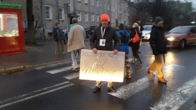 Protestujący zablokowali Krzycką - 2