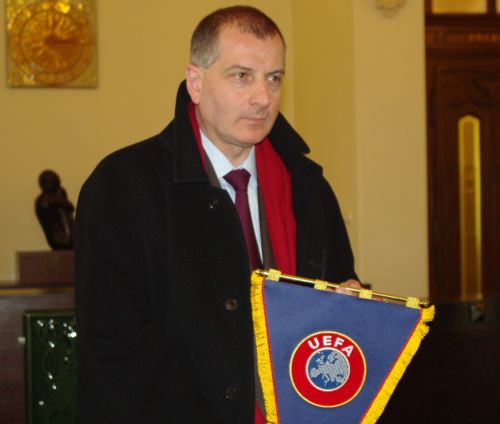 Dobra informacja dotycząca przygotowań Wrocławia do EURO 2012 - Prezydent Wrocławia Rafał Dutkiewicz / fot. Katarzyna Górowicz