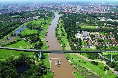 Rozpoczęła się budowa mostu nad Ślęzą [ZOBACZ ZDJĘCIA] - 1