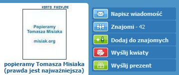 Zwolennicy Tomasza Misiaka bronią go w Naszej-klasie.pl - 