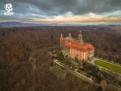 Zamek Książ z lotu drona [ZOBACZCIE] - 2