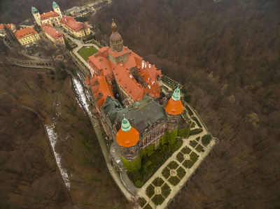 Zamek Książ z lotu drona [ZOBACZCIE] - 7