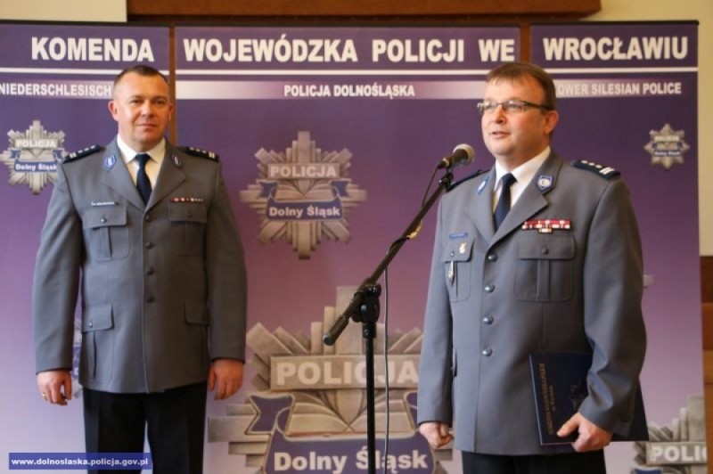 Jest nowy Zastępcą Komendanta Wojewódzkiego Policji we Wrocławiu ds. Logistyki - fot. dolnośląska Policja