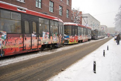 Dolny Śląsk pod śniegiem, sparaliżowany Wrocław (Zobacz) - 10