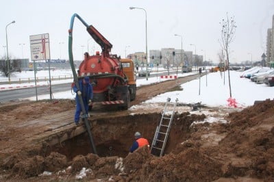 Awaria rurociągu w Legnicy - 1