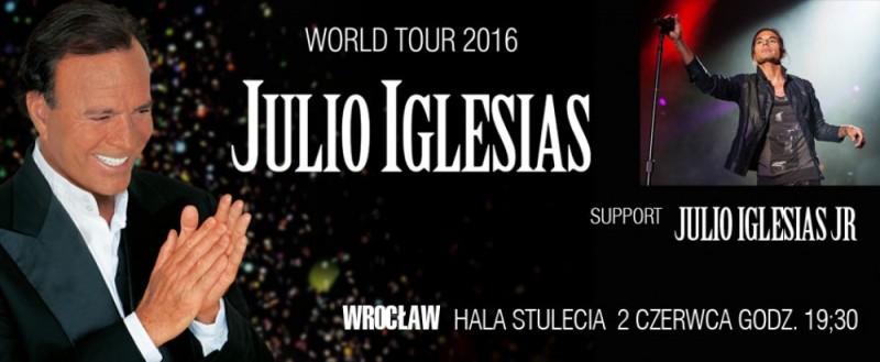 Julio Iglesias zaśpiewa we Wrocławiu - 